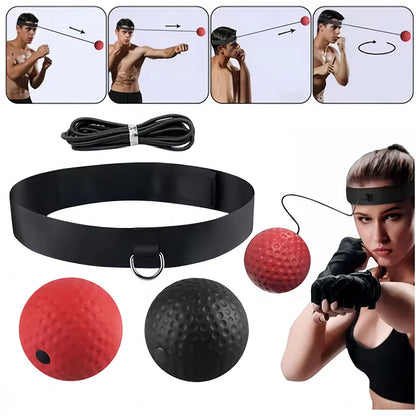 Professional Boxing Reflex Training Ball for Kids with Headband - Parent-Child Interactive Reaction Punching Game pelota de entrenamiento para boxeo